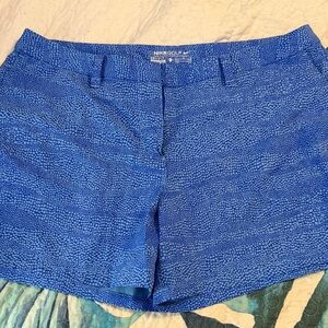 Nike Golf dri-Fit Women's Blue Shorts